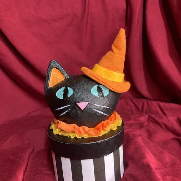 Ashland Happy Hallow Cat trinket box - Picture 2 of 3